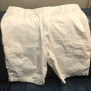 Cato white boy shorts
